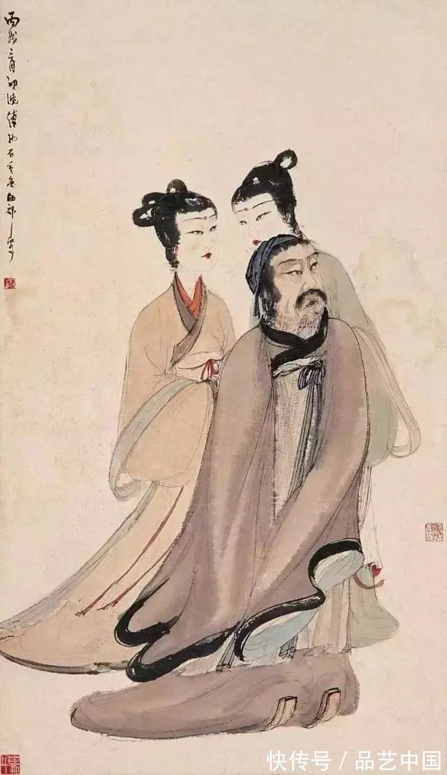 陈子庄#傅抱石:一位把个性与才情融入自己绘画中的大画家