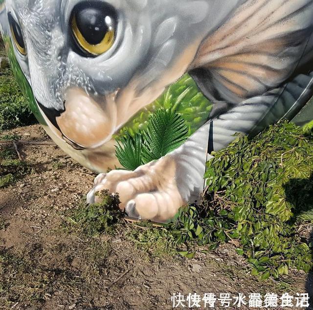 油罐@令人惊叹的3D绘画,一个油罐凭空消失了,路过的动物还以为是真的