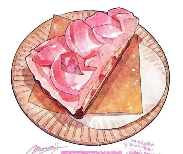 超级诱人的美食插画,透过屏幕都能感觉到它们的美味!