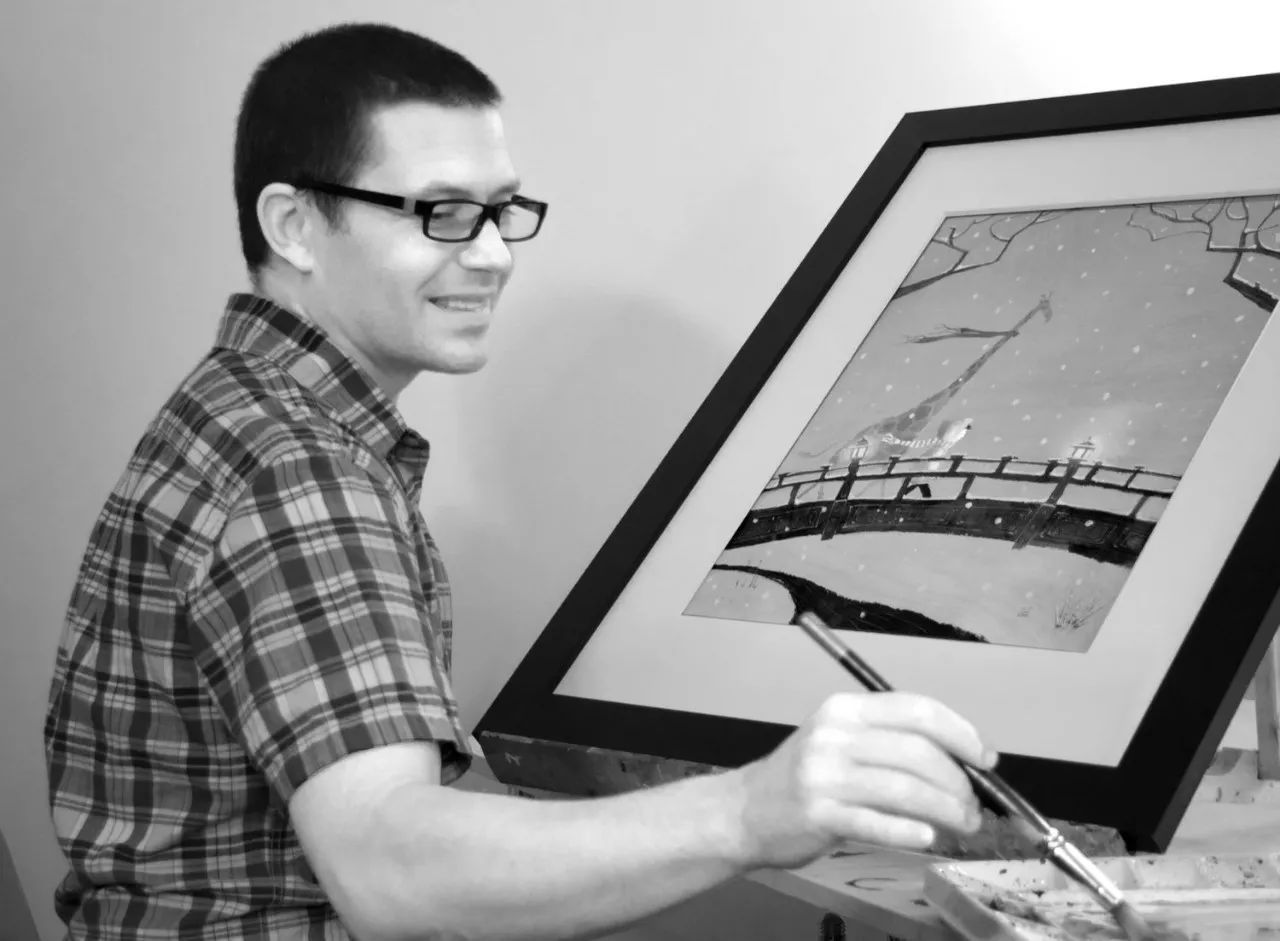 治愈插画$治愈插画:童年,像一个流丽繁复的梦