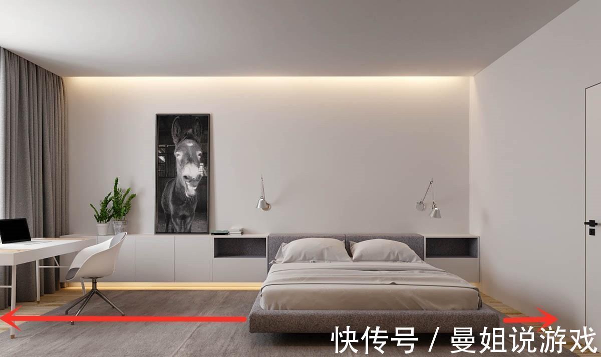 书桌|床不居中放，是迄今为止我最聪明的决定，一侧留空，专门用来休闲