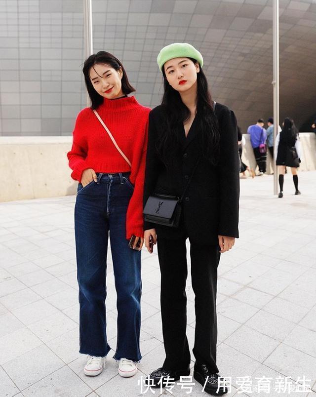 韩国女生真会穿，“秋季街拍”时髦又养眼，照着穿秒变时髦小姐姐