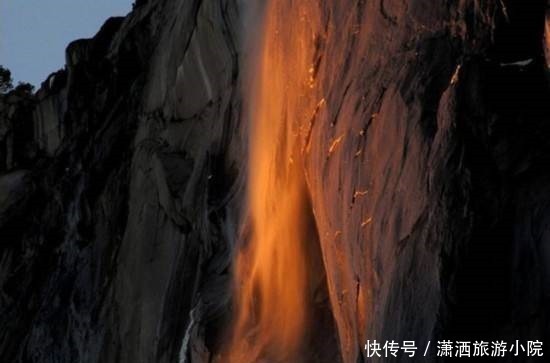 火瀑布的“可怕”，没有一个陌生人敢靠近，看着像火山岩浆