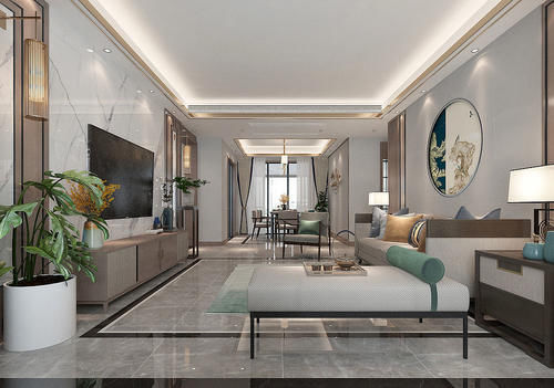 阳台|80后夫妻将新房装中式,仅阳台就被多人借鉴,高级灰的氛围太美了