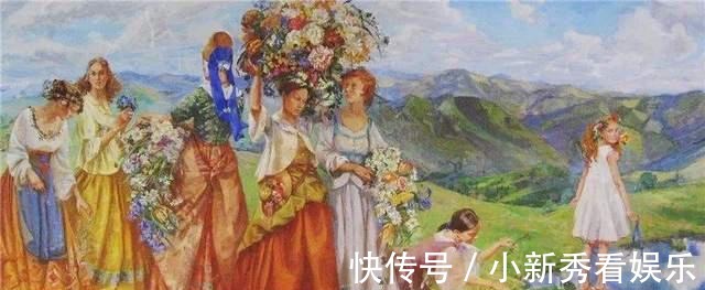 女画家@俄罗斯女画家油画作品，色彩绚丽