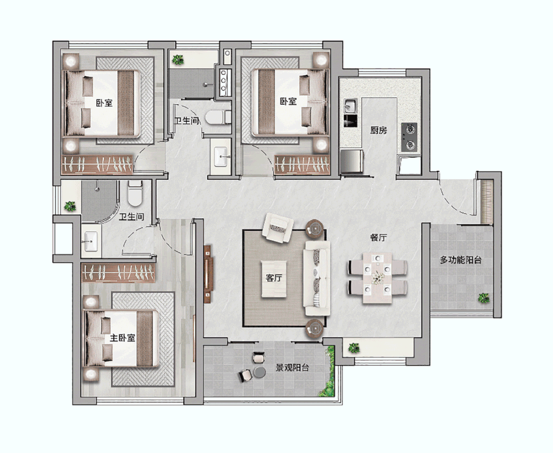 户型|刷屏预警!天河双雄再登场!国民户型提前爆热搜?