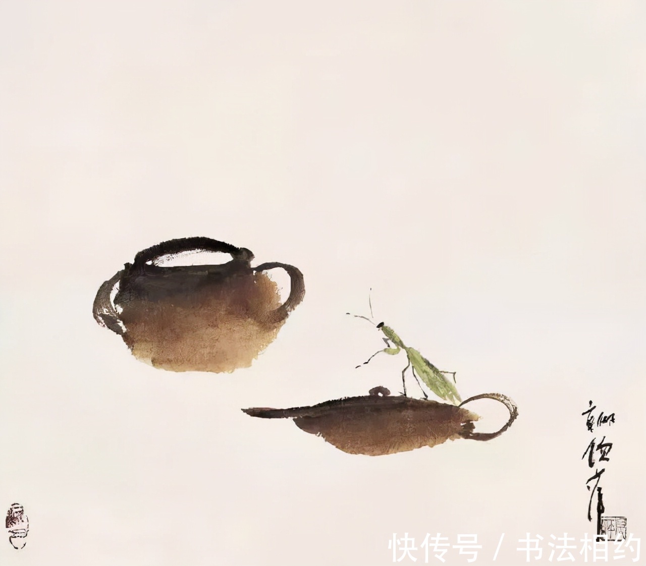 绘画#倪萍瘦了!其绘画一绝,没曾想书法亦精绝,果敢洒脱,不染俗气