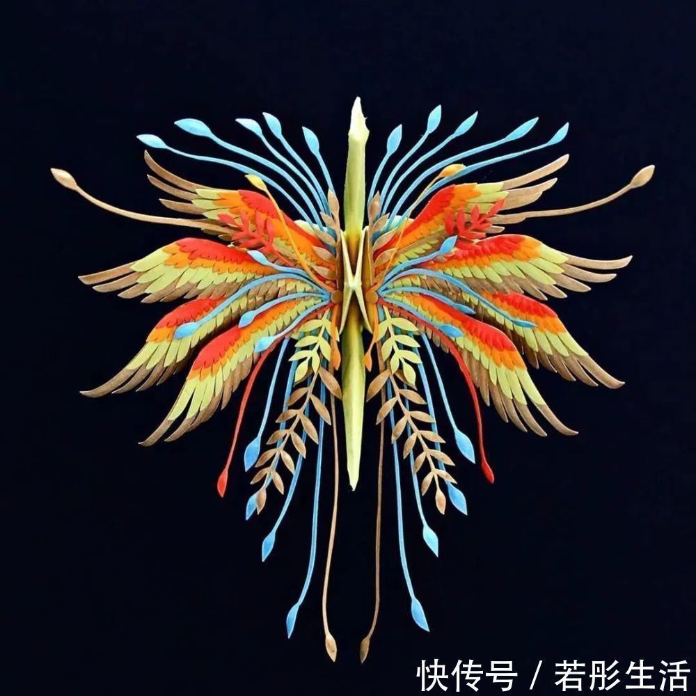 翅膀$抑郁小哥把一只2毛钱的千纸鹤折成了我买不起的样子,不但病好了还年入百万