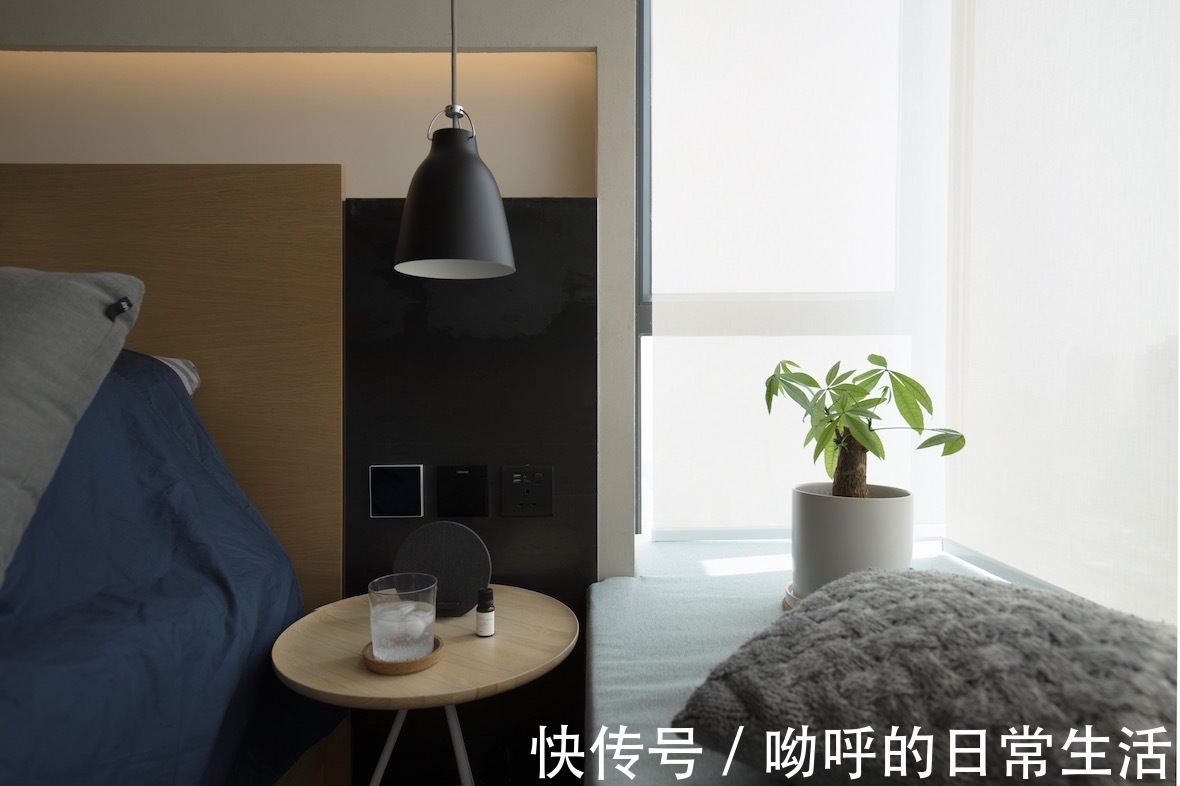 石膏|香港九龙顶层公寓,安静的中性风