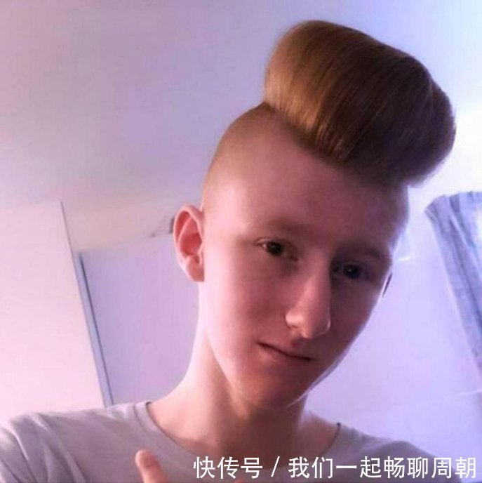 两边|最失败发型:卷毛在中间,刘海挂两边哈哈哈,你是男是女呀?