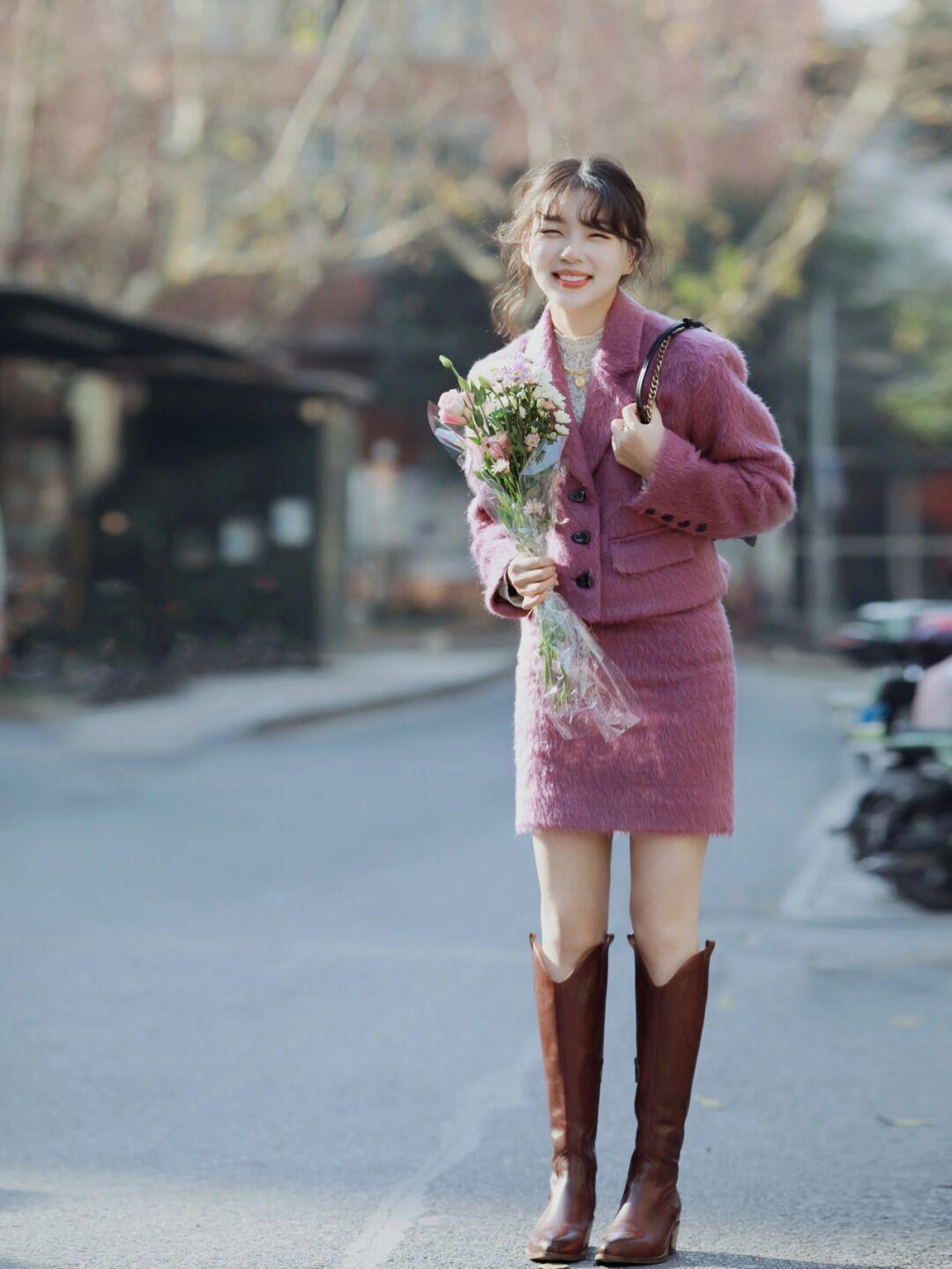 冬季 冬季穿搭没思路?快来试试这些“毛呢套装”,简约优雅还有气场