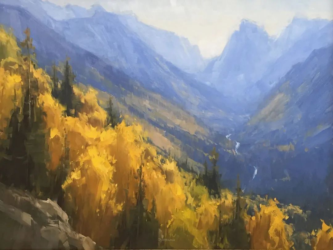 科罗拉多州@斯泰西·彼得森:半路出家的女画家,笔下的风景堪称一绝