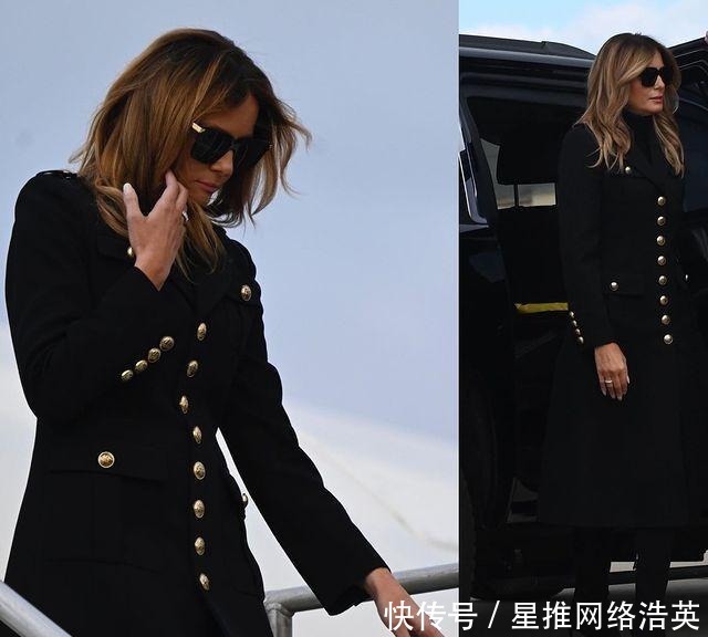 灰黑色|梅拉尼娅复古风时髦套装:灰黑色系格纹元素,冬季外套版型硬朗