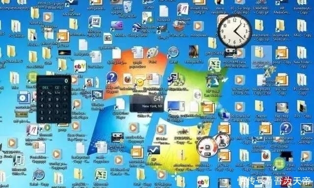 大神|看看大神们是怎么摆放桌面文件的吧,笑死我了