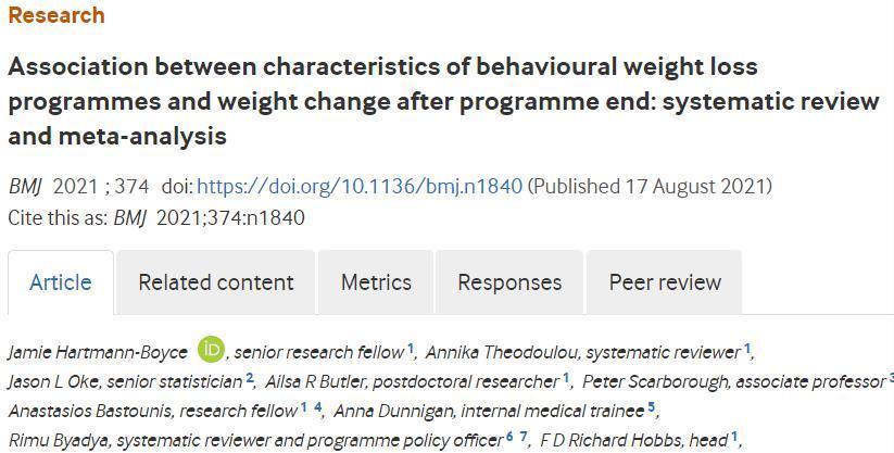 节食减肥|BMJ:减肥幅度越大,体重反弹就越大!怎么减肥,才能不反弹?