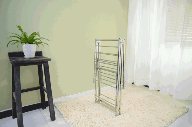 隐形晾衣架|别人家颜值爆表的休闲区阳台,衣服到底是怎么晾的?