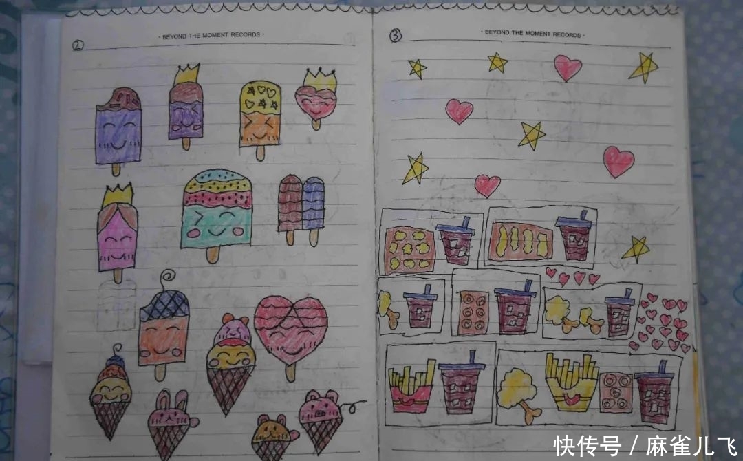 8岁女童重度感染,被医生限制进食两个月,画了一本好吃的来解馋