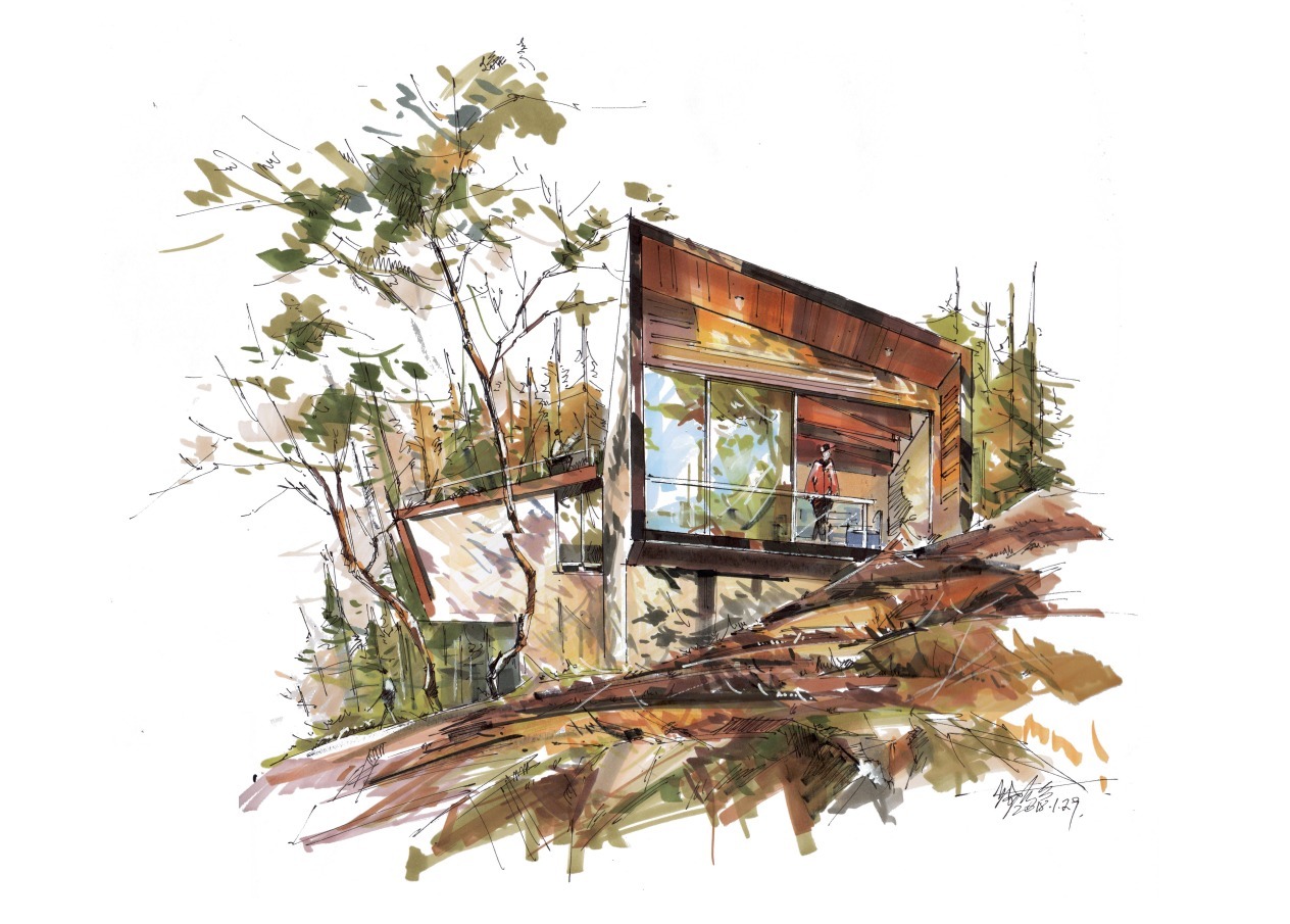 笔画|【手绘经验分享】如何用马克笔画出有灵魂的画作呢?