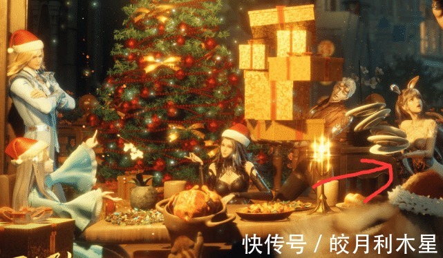 宁荣荣|斗罗大陆史莱克七怪圣诞节重聚,小舞太养眼,唐三成圣诞老人!