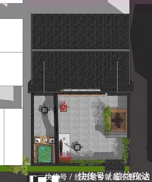 中式|为了孝敬父母,他拆掉300㎡祖宅,自建中式别墅,效果图太美了