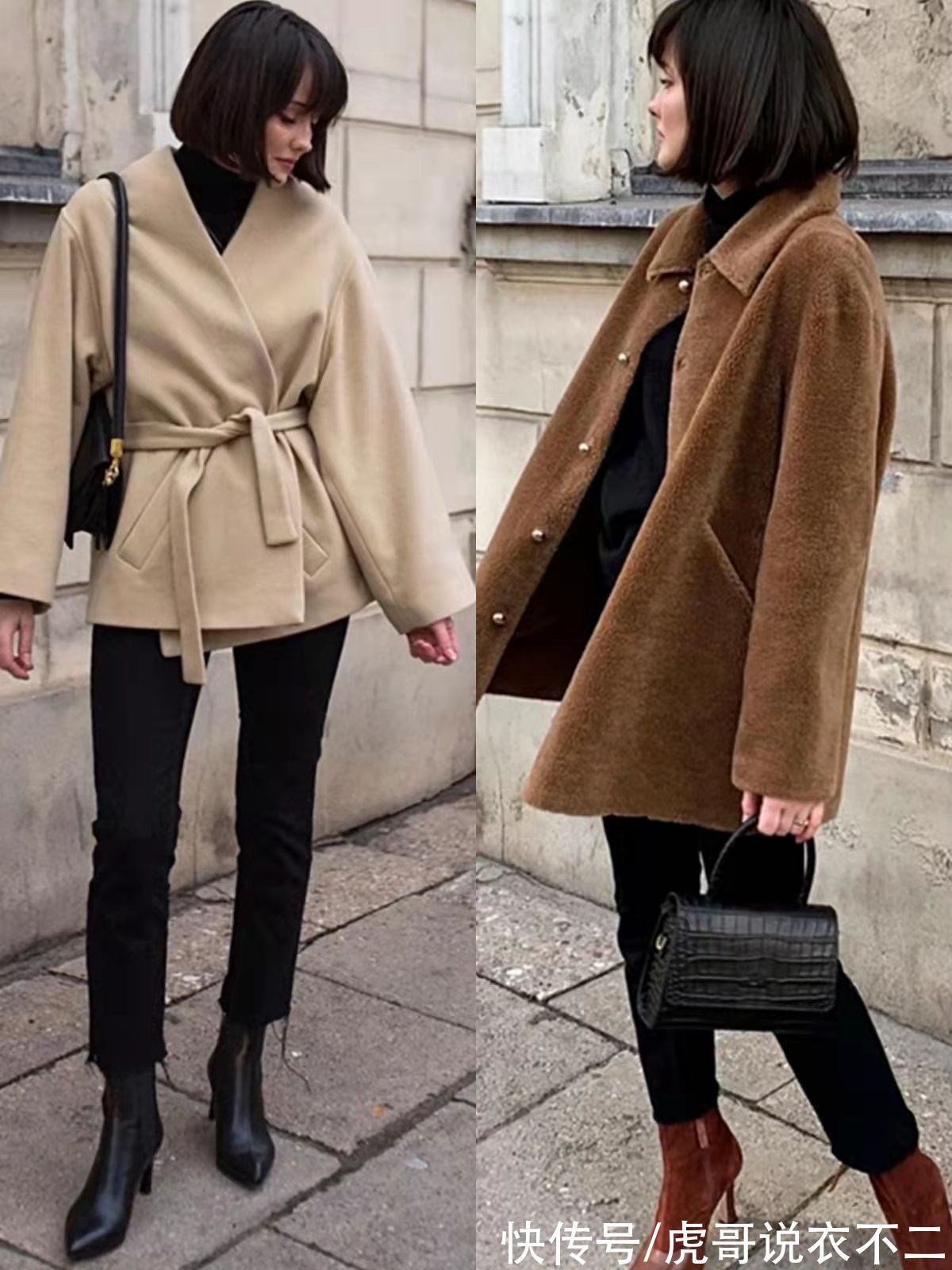波兰 看完这位波兰博主的搭配,才知道冬季不露脚踝更高级,实用又保暖