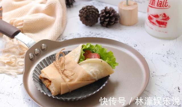 馅料|别让主食变得索然无味，试试劲道又弹牙的卷饼，用料少操作简单