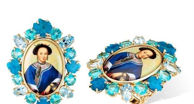 沙弗莱石!珠宝设计师新一季 Fragrant Concubine 高级珠宝系列中国元素