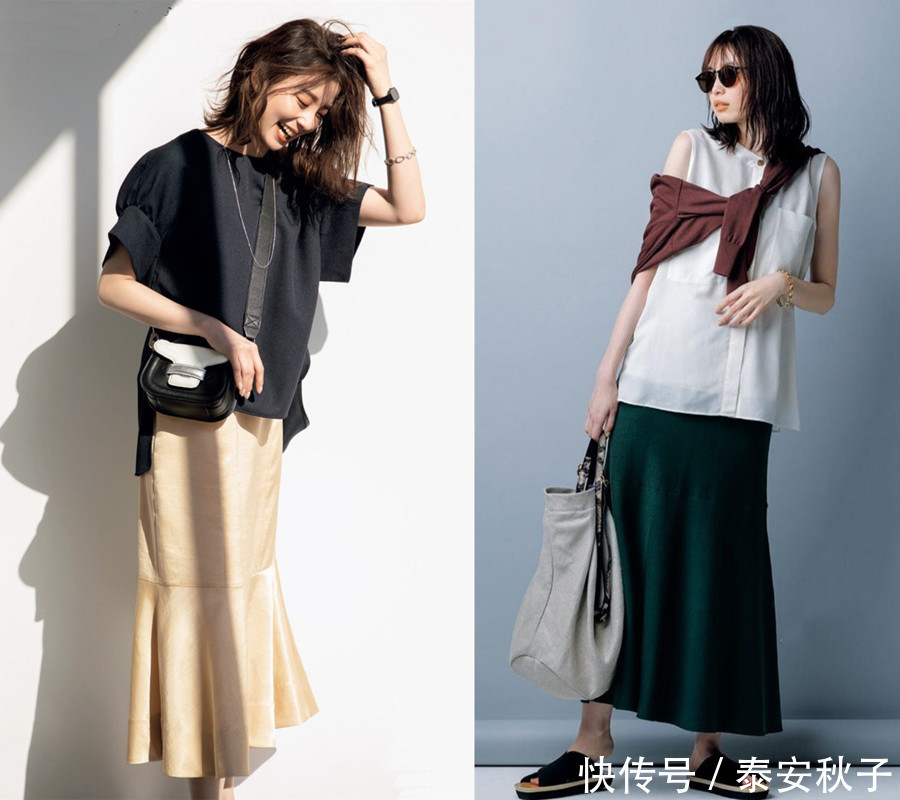 半身裙|2021年最火的半身裙穿搭:讲究“优雅、轻盈之美”!