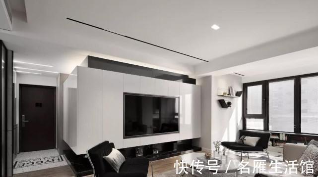 美家|122平现代风设计适当留白,一个大气质感、时尚高级的现代美家