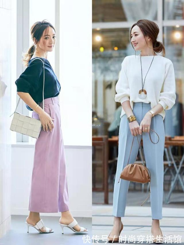裙子|只要“2条裤子和裙子”,就能搭出不同风格,她是如何做到的?