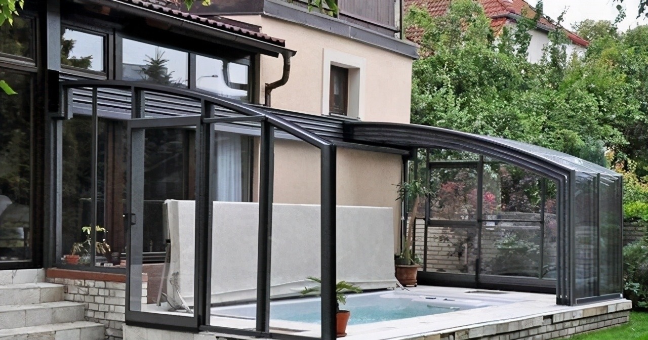 庭院|家里有庭院,一定要建这种阳光房,不违建,不占空间,能自动伸缩