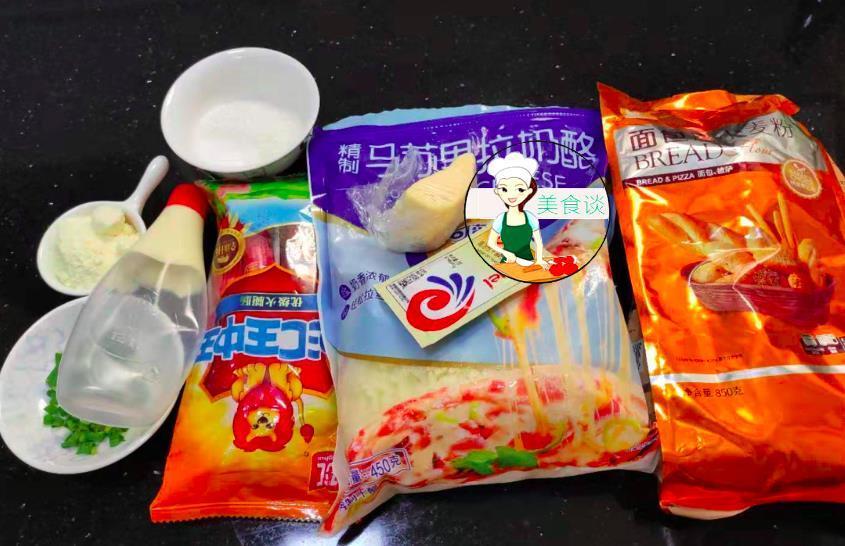 火腿芝士包早餐包做法,比蛋糕简单,全家人都喜欢,满满都是料