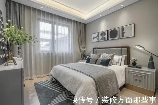 优雅|142平现代风四居室,客厅从任何角度看都有美感