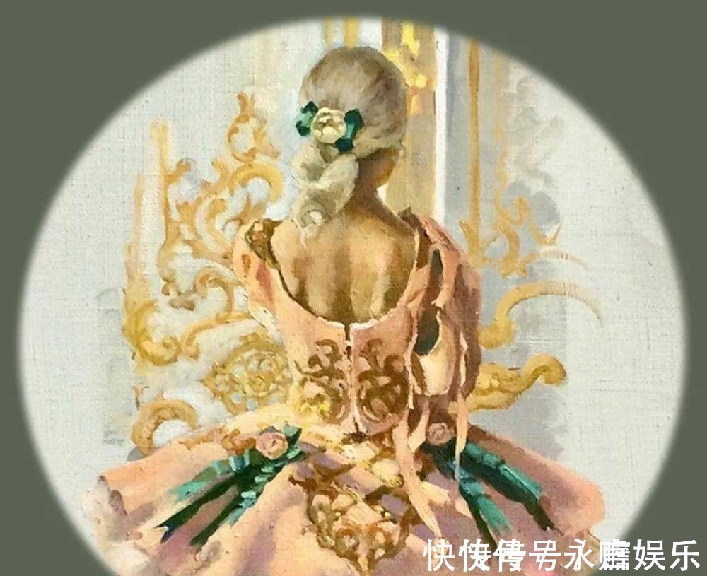 芭蕾舞剧@俄罗斯画家阿纳斯塔西娅·沃斯特雷佐娃漂亮油画作品欣赏