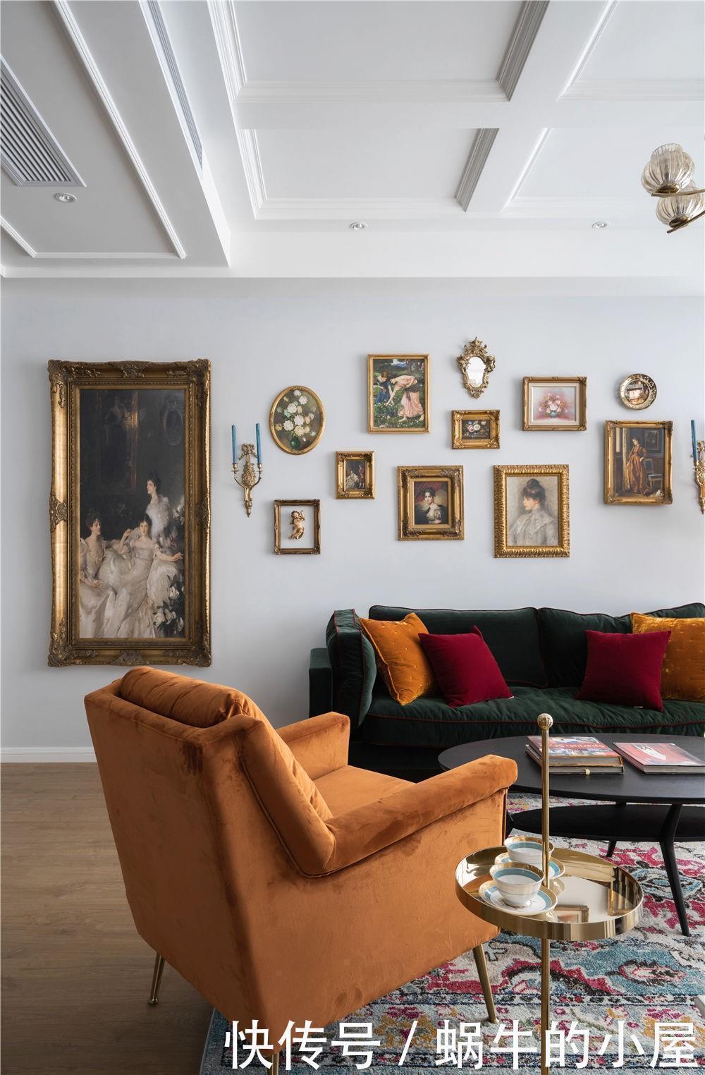 本案|中古风大别墅，9种色彩搭配3条动线，塑造华丽又精致的欧风空间