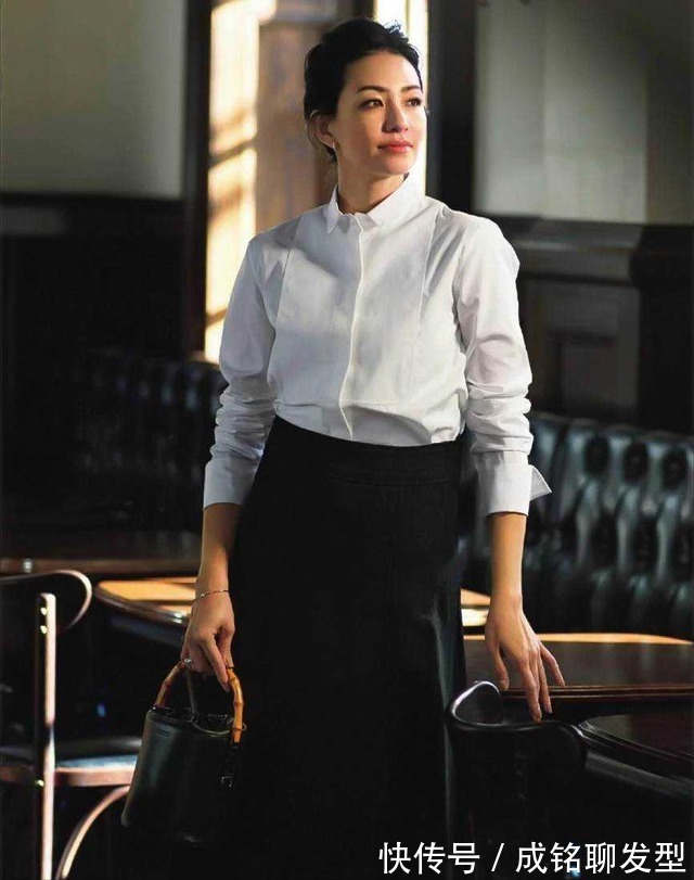 裙装|中年女人的优雅穿搭,日本模特的精致搭配,时髦减龄又有高级感