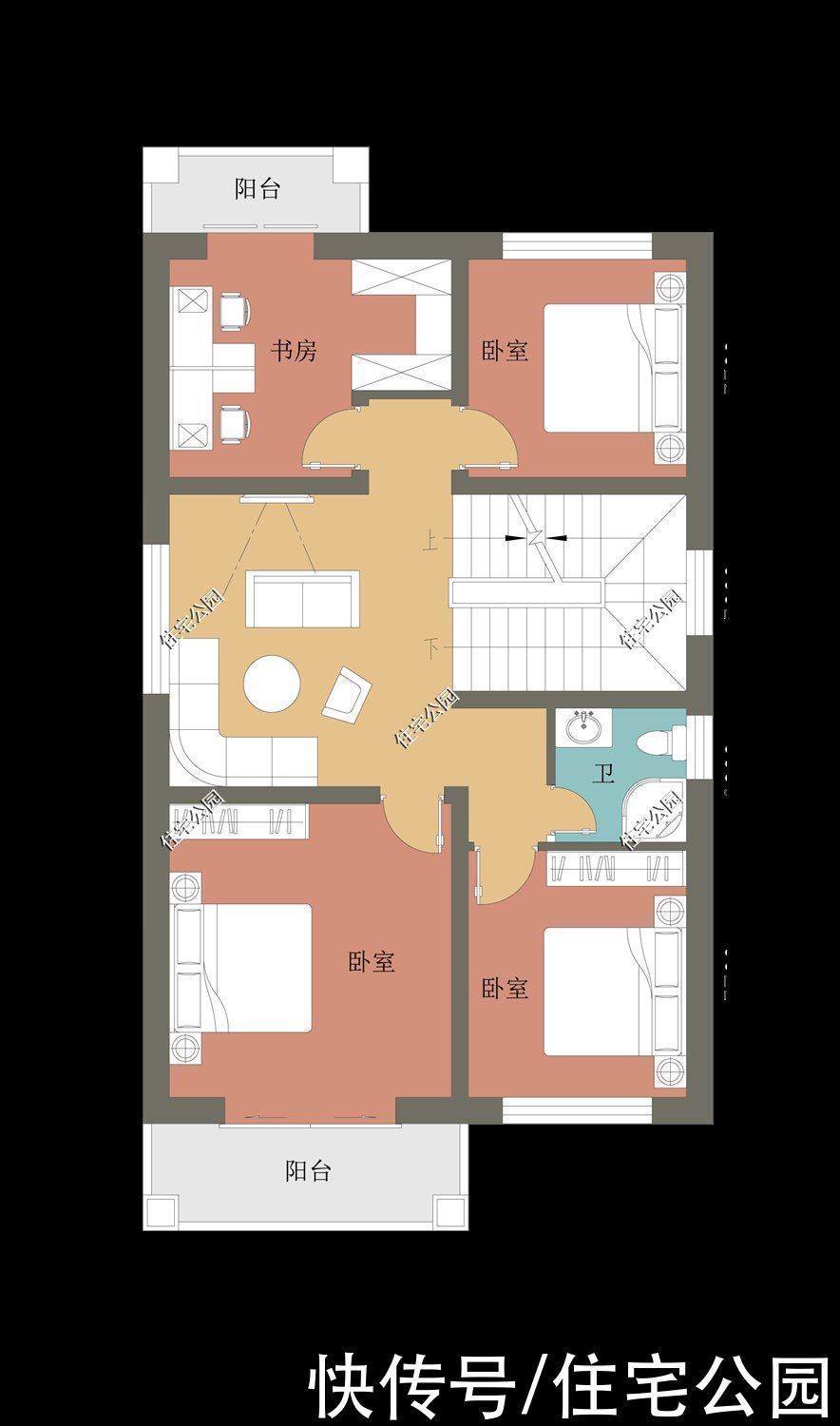 二层|下半年建房就选这10套二层吧，颜值一套比一套高，30来万就能盖