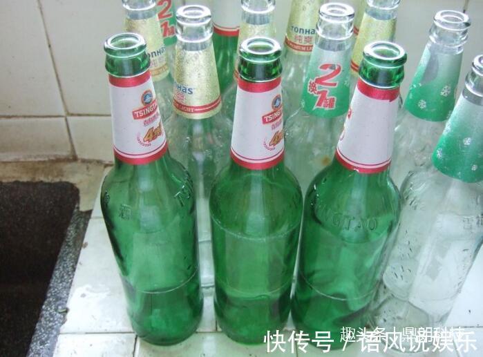 用家里的啤酒瓶做花盆，没想到用水煮的方法比玻璃刀割效果还好