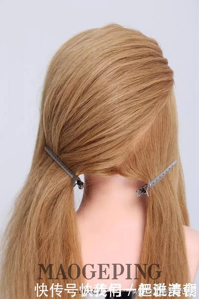 发夹|手把手教你唯美低发髻盘发，让头发如花朵般绽放！