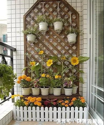 这才是我想要的阳台！种满花，有一个小憩的地方