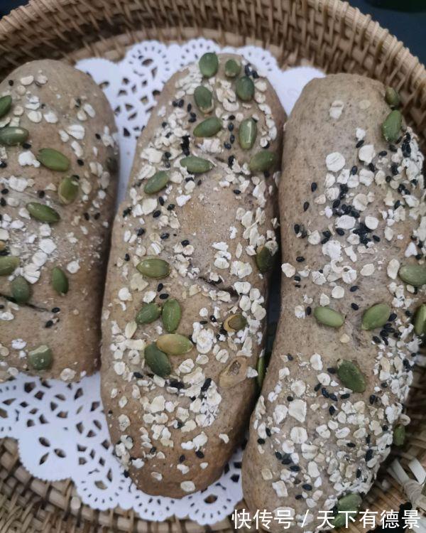 面团|自制减脂全麦面包，健康好吃还饱腹