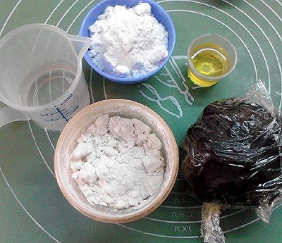 糯米粉|栗蓉冰皮月饼