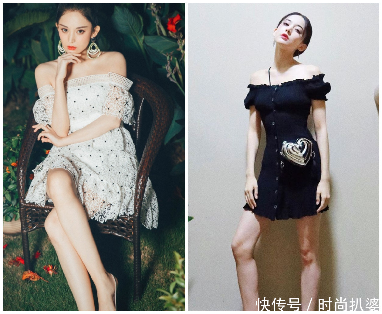 连衣裙|娜扎颜美身材好，上综艺太养眼！可这件近万睡衣风连衣裙太显廉价