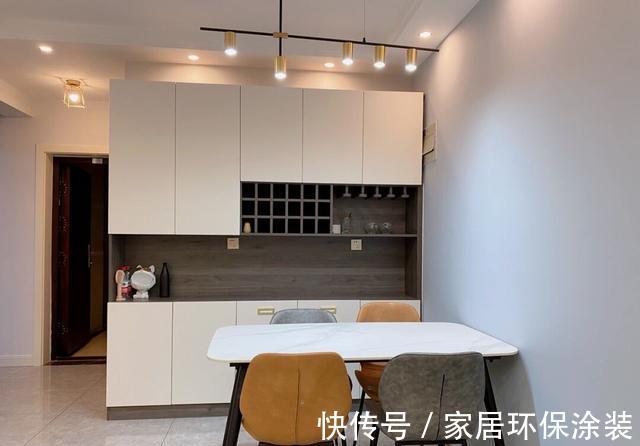 60平北欧风格新房,墙面刷网红灰,全屋很漂亮,一家人都很满意