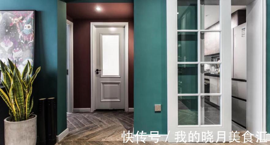 次卧|用色彩打造现代风，享受复古摩登感，独具时尚感