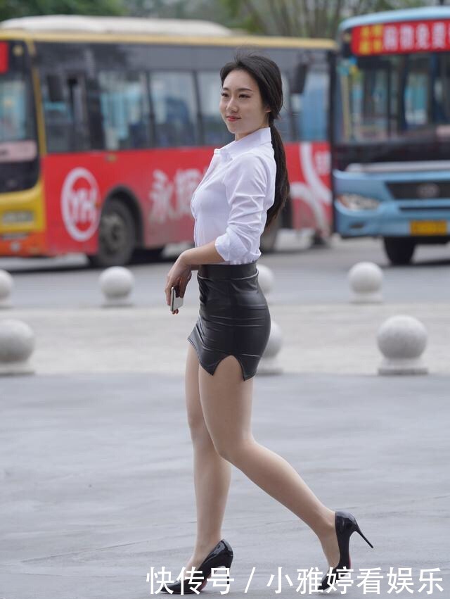 气质|包臀皮裙系列,尽显女人气质