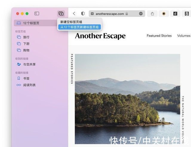 标签页|macOS Monterey正式版发布，Safari浏览器大变样