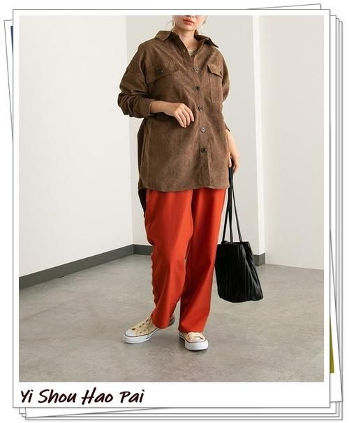 不同颜色灯芯绒外套的早春穿搭20例！轻便又温暖，时髦又好看