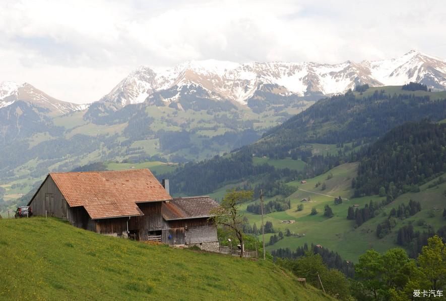 瑞士阿尔卑斯山的Chalet