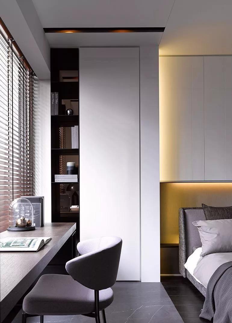 卧室|不用专门预留书房了,卧室一体化设计,实用又节省空间!